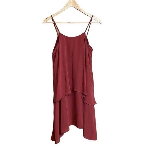BCBGeneration Layered Tank Spaghetti Dress in Tandori Spice. Size XXS #1182 - Picture 4 of 8